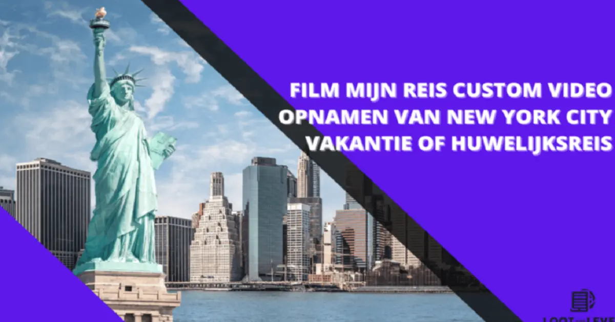 Film mijn reis custom video opnamen van new york city vakantie of huwelijksreis